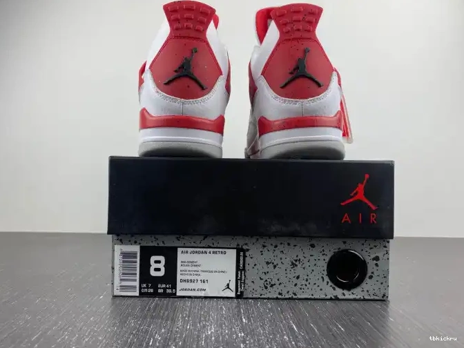 Rep TBkick Cement Red 4 Air DH6927-161 Jordan 0613